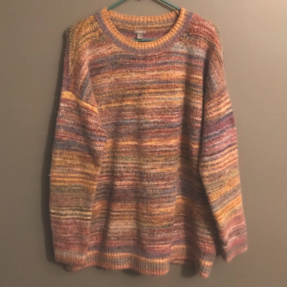 Aerie Multicolored Tunic Sweater
